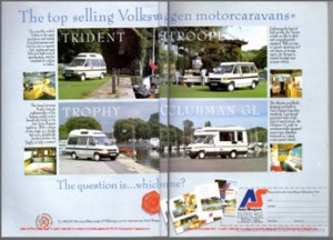 May 1994 VW T4 Autosleeper Advert