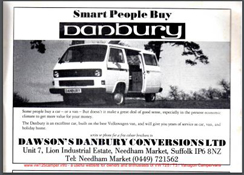 1986 Danbury Magazine Advert