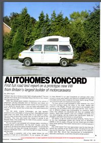 VW T4 Autohomes Koncord Magazine Review