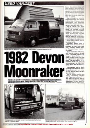 VW T25 / T3 Devon Moonraker Review